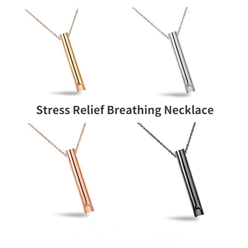 Relieve Anxiety with Adjustable Breathing Necklace