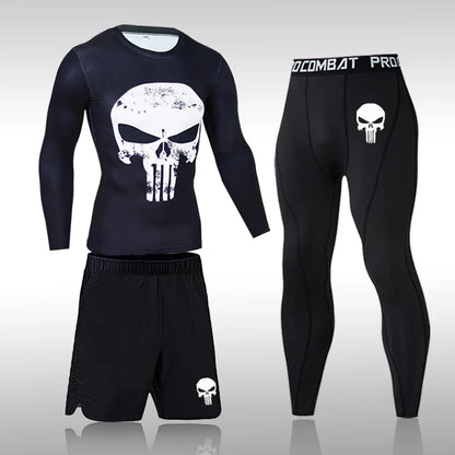 Men's Compression Sportswear Gym Tights Set for Workout