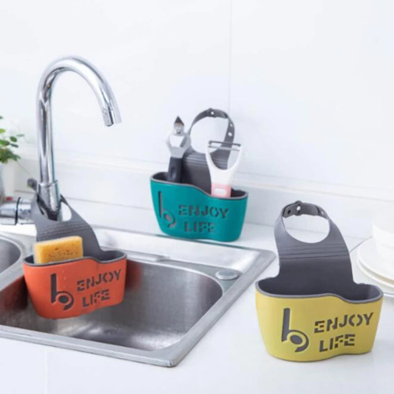 Adjustable Sink Organizer Sponge Rack