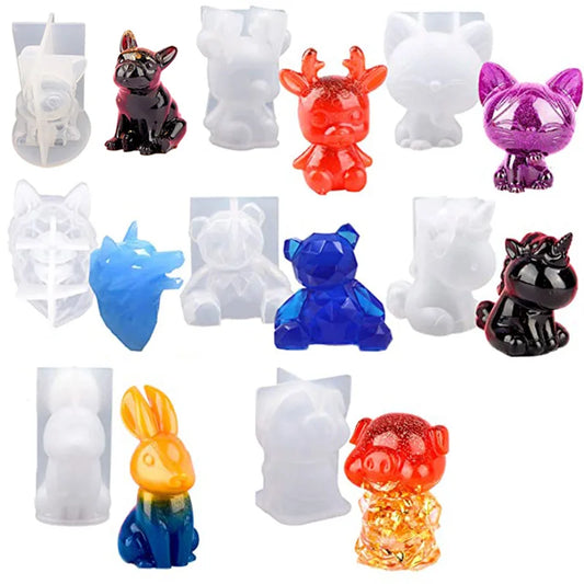 3D Animal Resin Molds - DIY Crafts