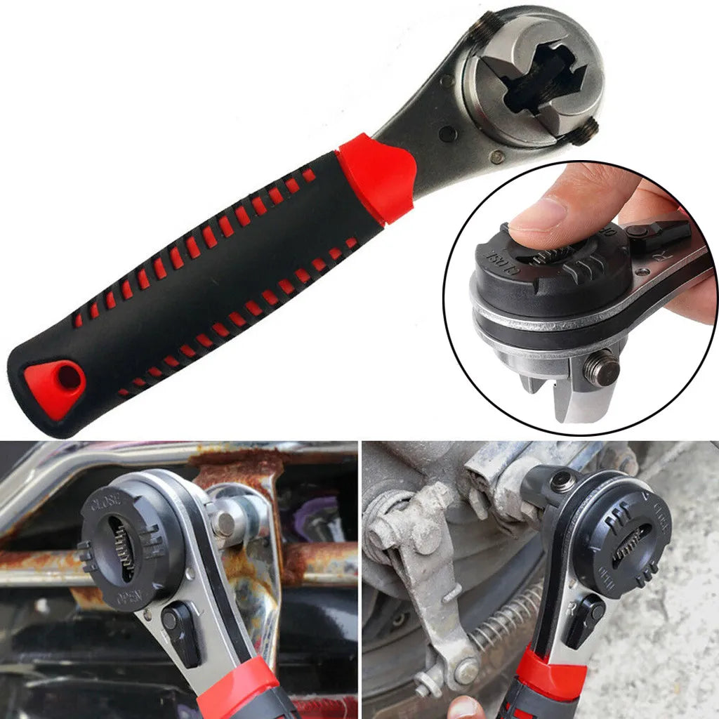 Adjustable Ratchet Wrench for Plumbing