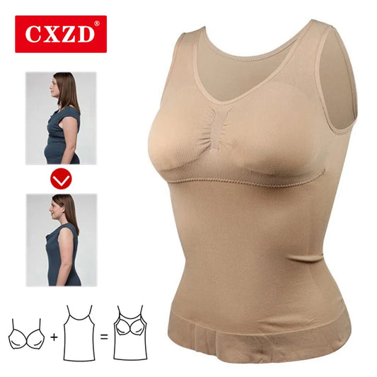 Padded Tummy Control Tank Top - Women's Slimming Camisole