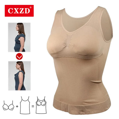 Padded Tummy Control Tank Top - Women's Slimming Camisole