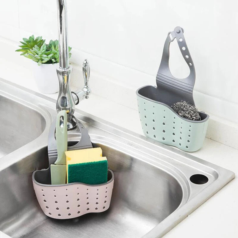 Adjustable Sink Organizer Sponge Rack