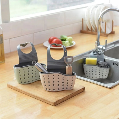 Adjustable Sink Organizer Sponge Rack