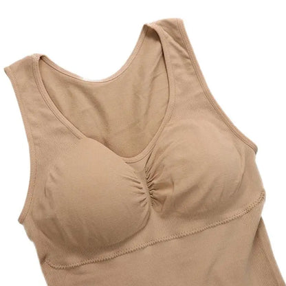 Padded Tummy Control Tank Top - Women's Slimming Camisole