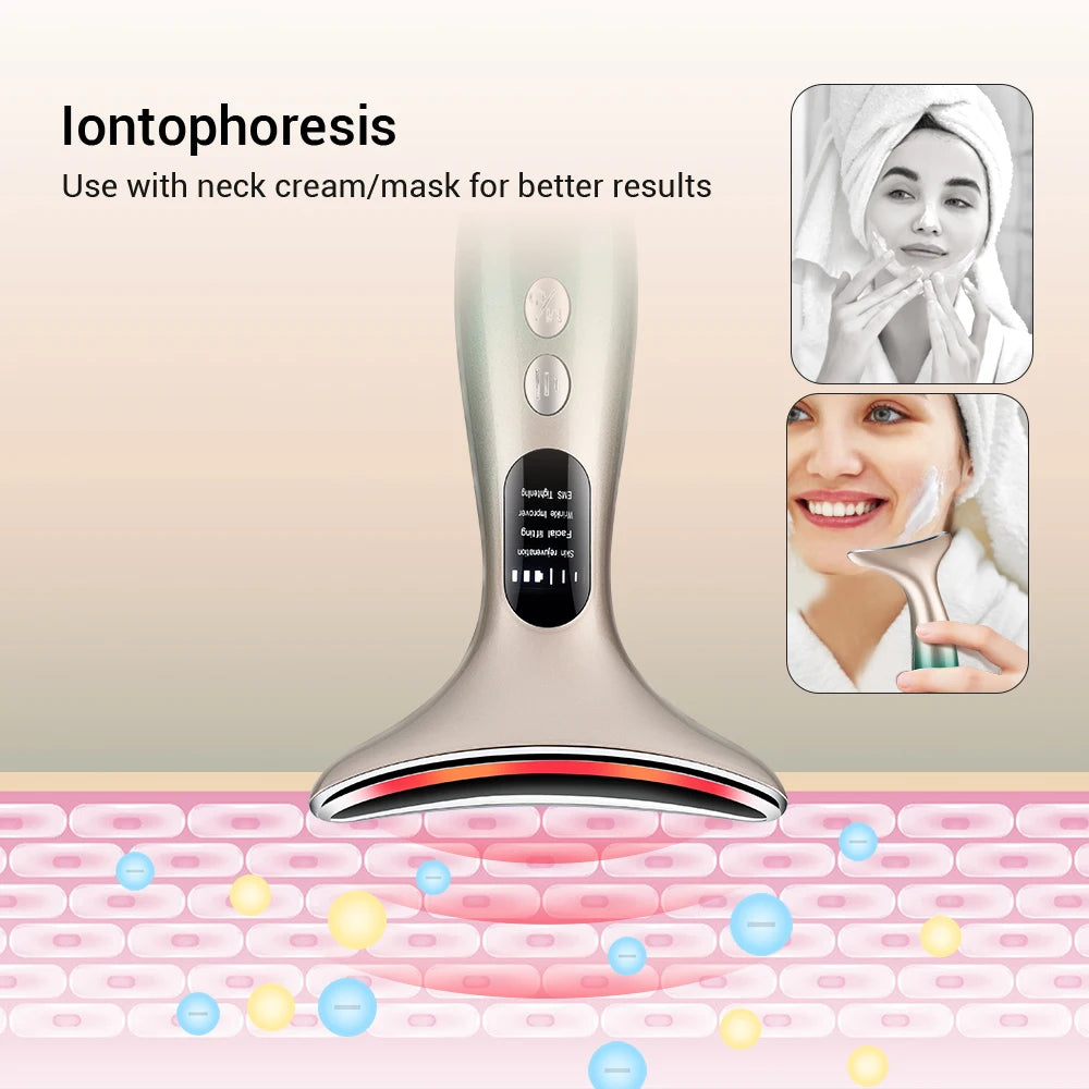 LED Photon Therapy Neck Face Massager