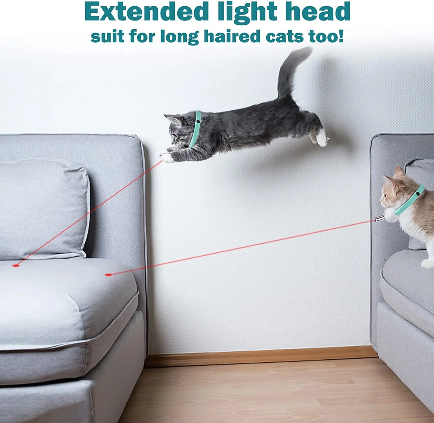 Smart Laser Cat Toy Collar