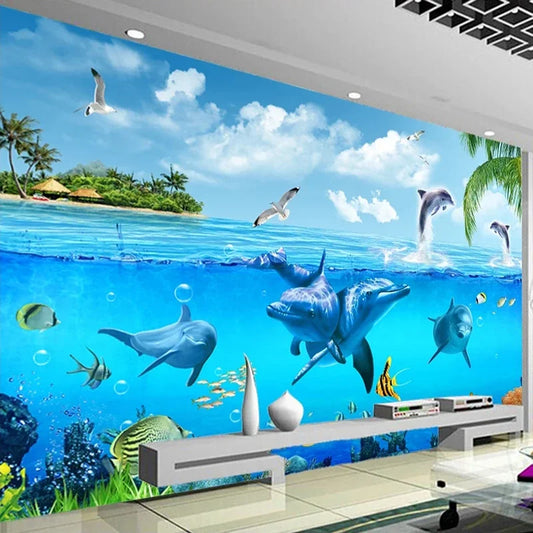 Enchanting Underwater 3D Wall Mural