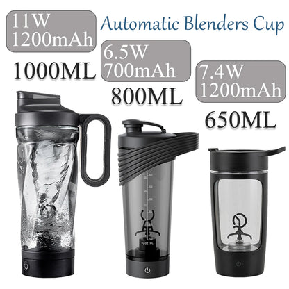 1000ml Electric Protein Shaker Cup with Scale