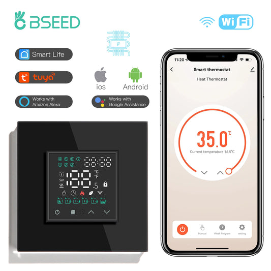 BSEED WiFi Touch Screen Thermostat