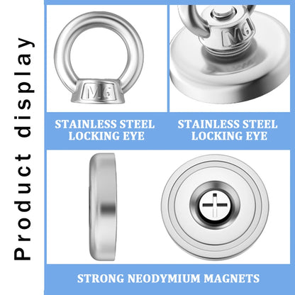 Super Strong Neodymium Magnets N52 with Countersunk Hole Eyebolt