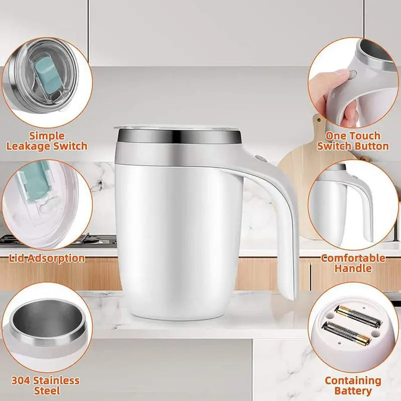 380ml Automatic Stirring Coffee Mug