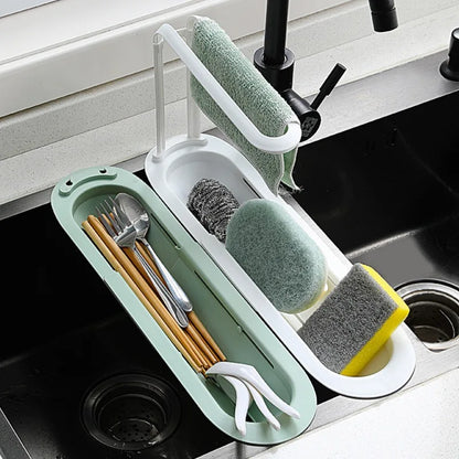 Telescopic Sink Shelf Drainer Rack