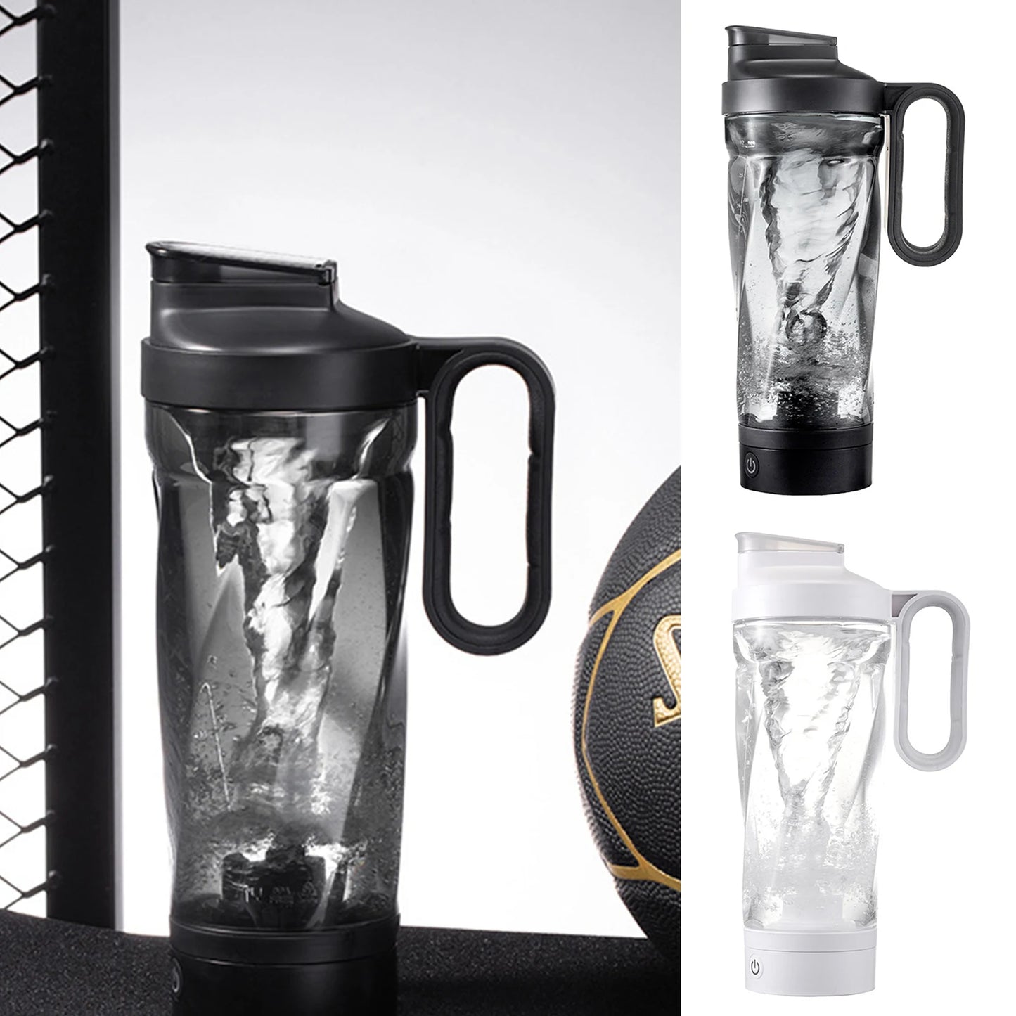 1000ml Electric Protein Shaker Cup with Scale