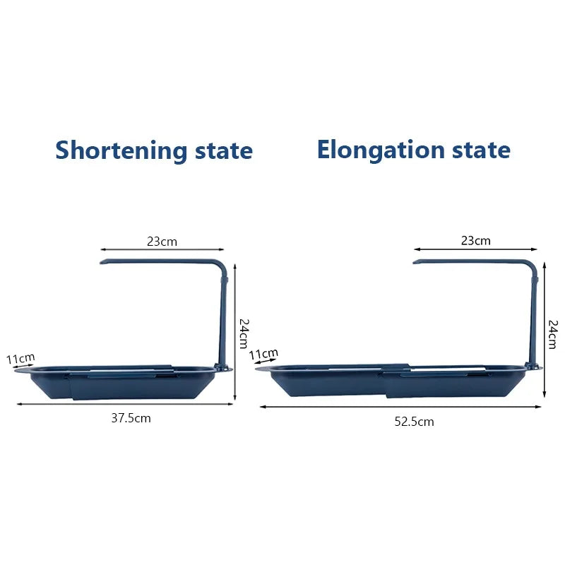 Telescopic Sink Shelf Drainer Rack