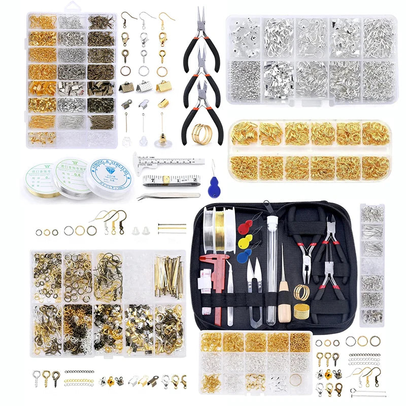 Alloy Jewelry Findings Set - DIY Jewelry Making Kit