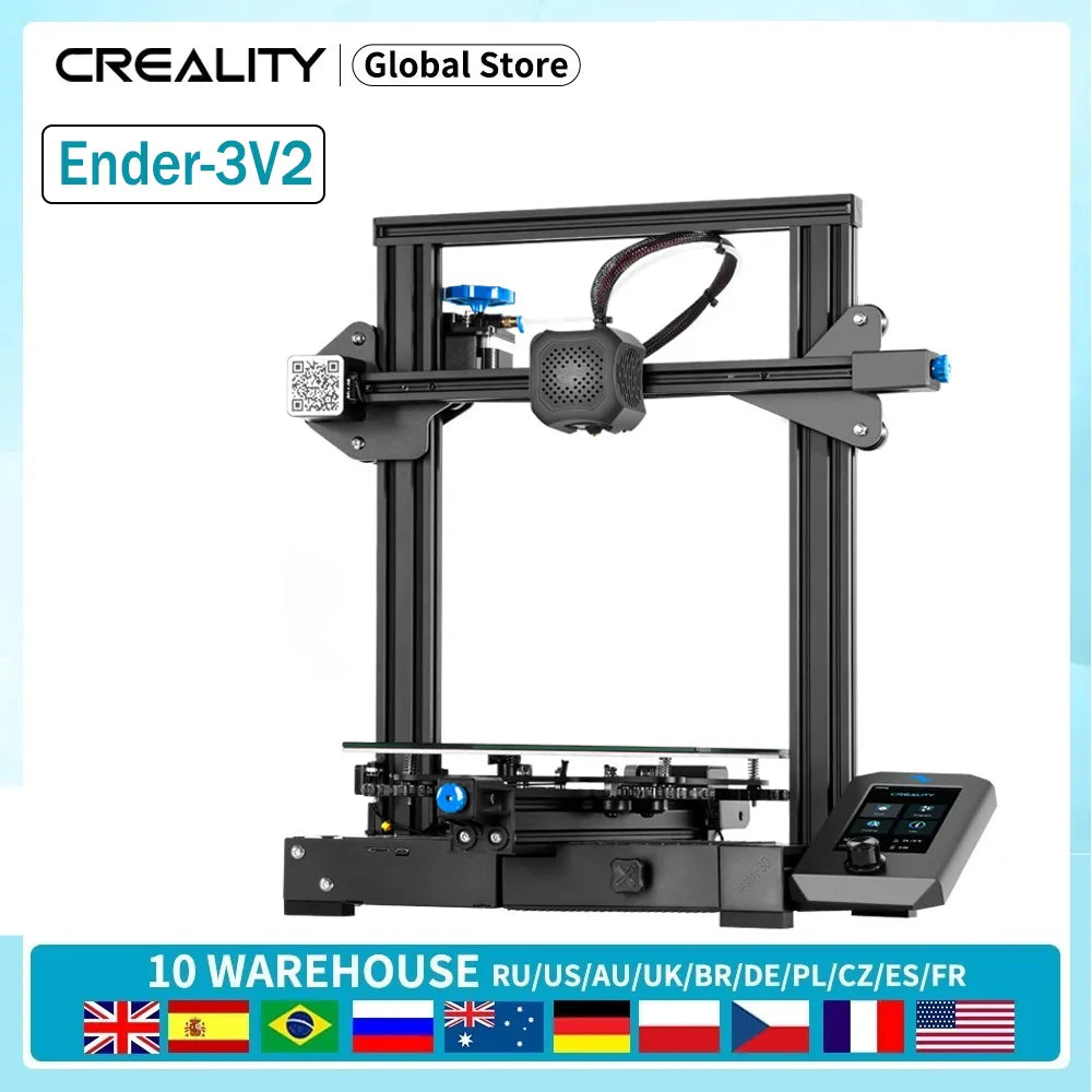 CREALITY Ender-3 V2 3D Printer Kit