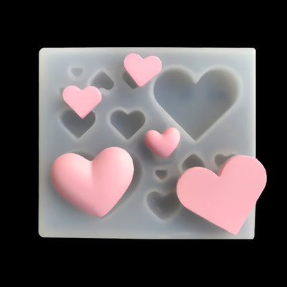 3D Heart Silicone Mold for Jewelry Making