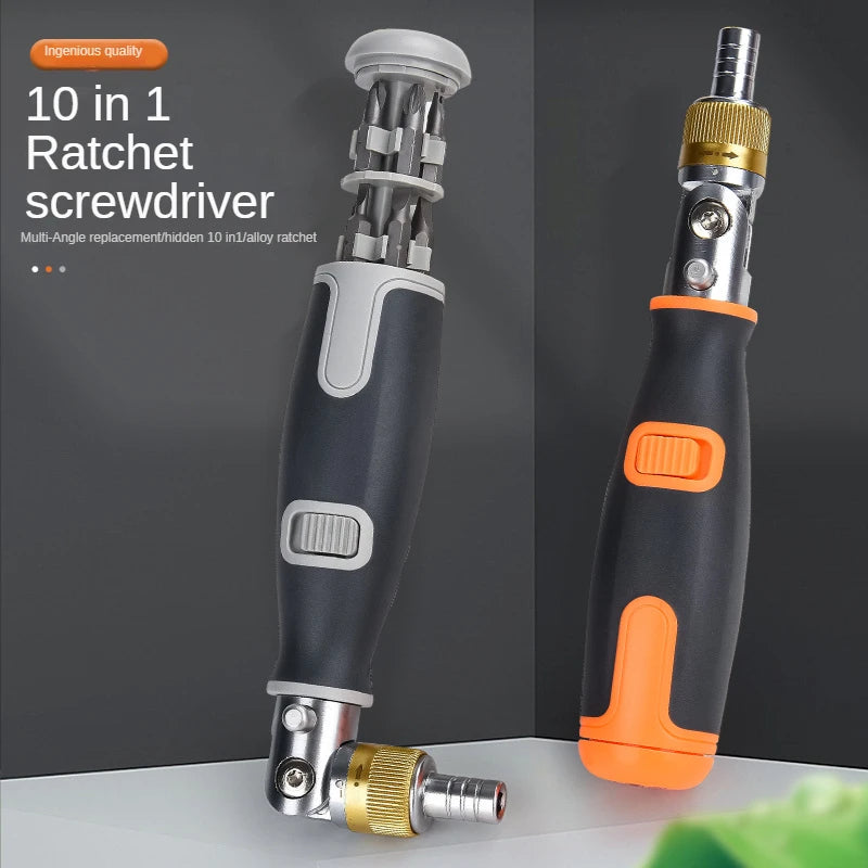 10-in-1 Ratchet Screwdriver Set